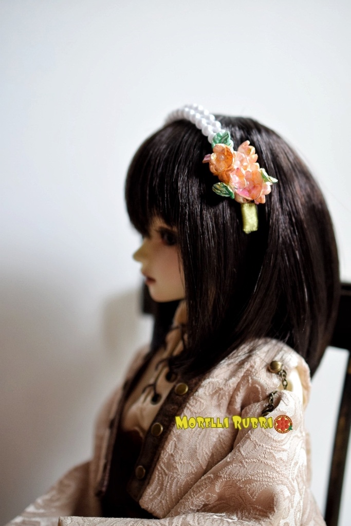 花のカチューシャ(パールタイプ)
