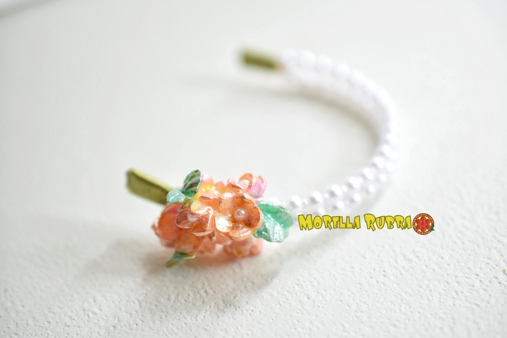花のカチューシャ(パールタイプ)