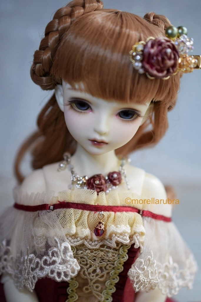 薔薇のヘアクリップ