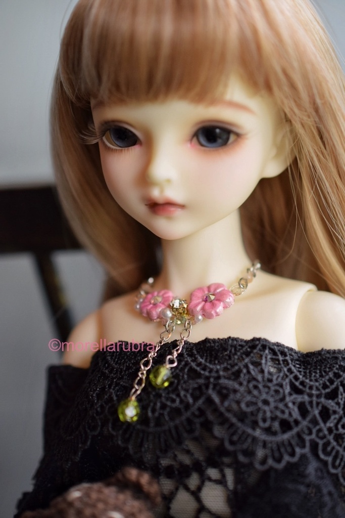 桜のネックレス(1/4ドール・ブライス用)