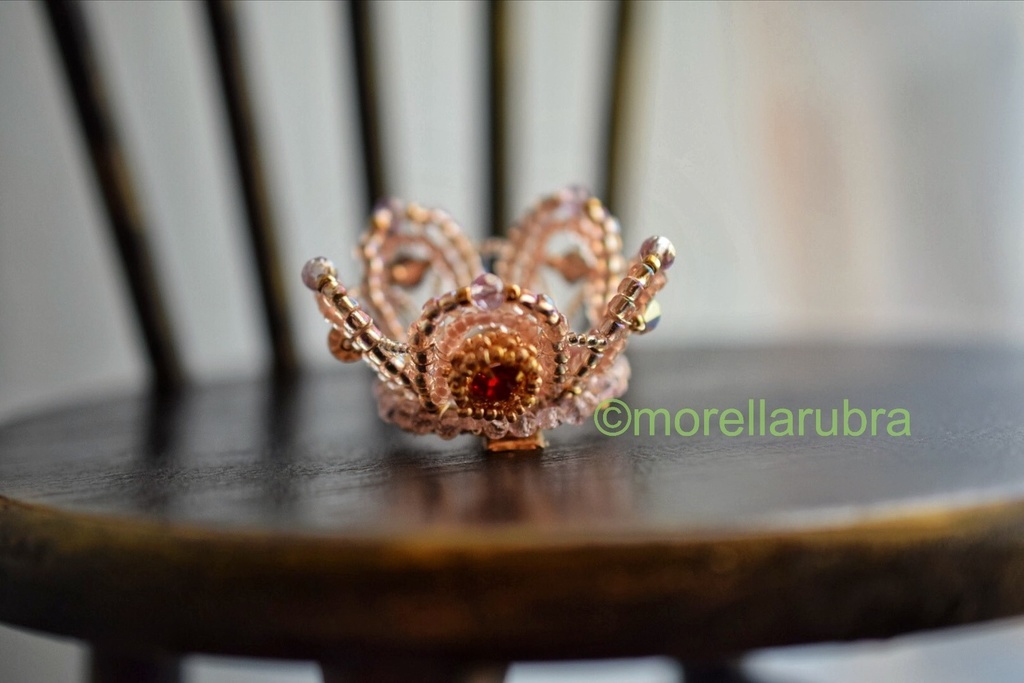 クラウン(ピンク・ヘアクリップ付き)