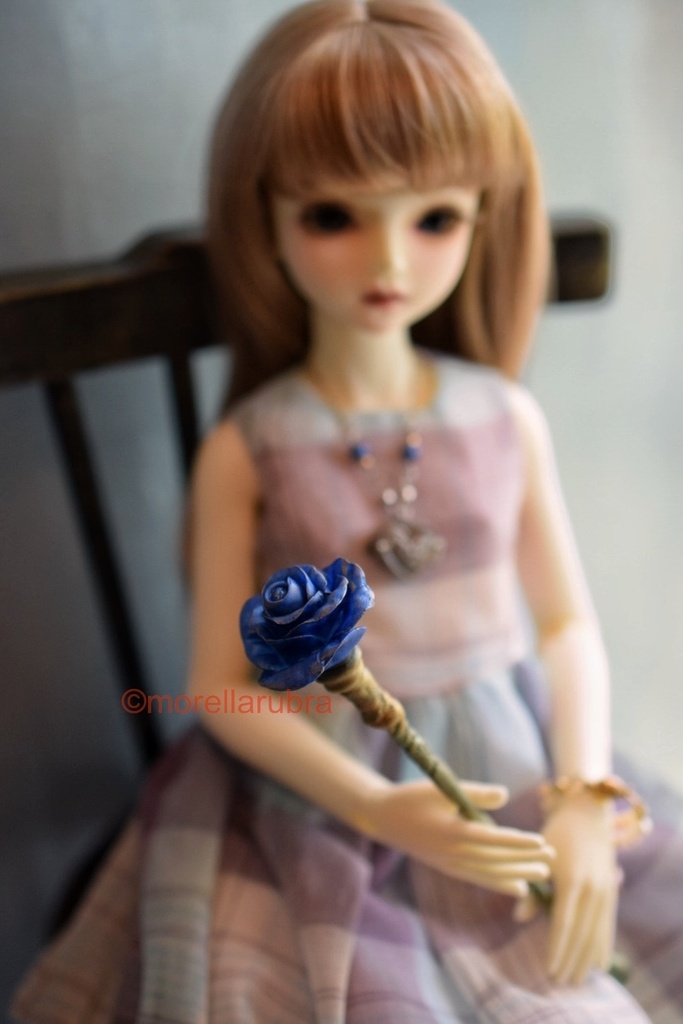 薔薇の杖(ロイヤルブルー)◇13.5cm