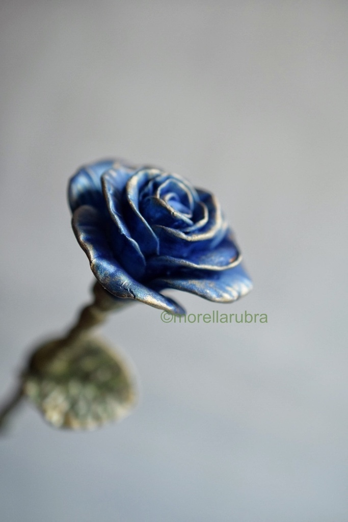 薔薇の杖(ロイヤルブルー)◇30cm