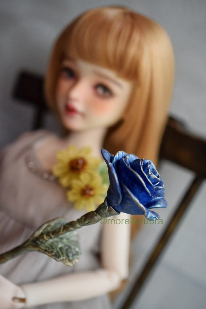 薔薇の杖(ロイヤルブルー)◇30cm