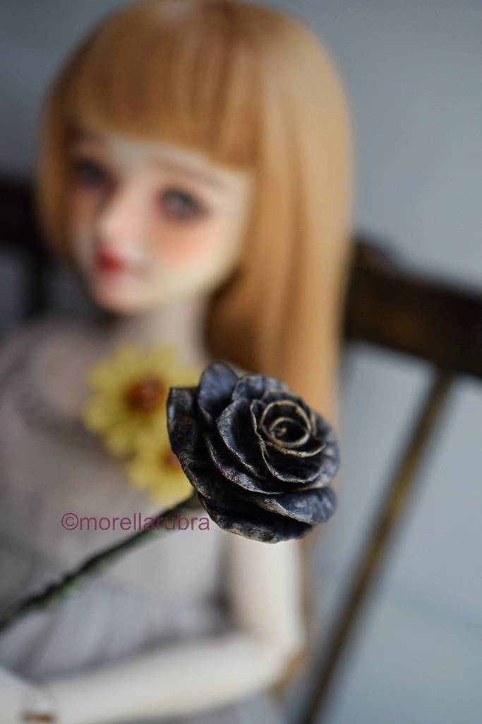薔薇の杖(ブラック)◇30cm