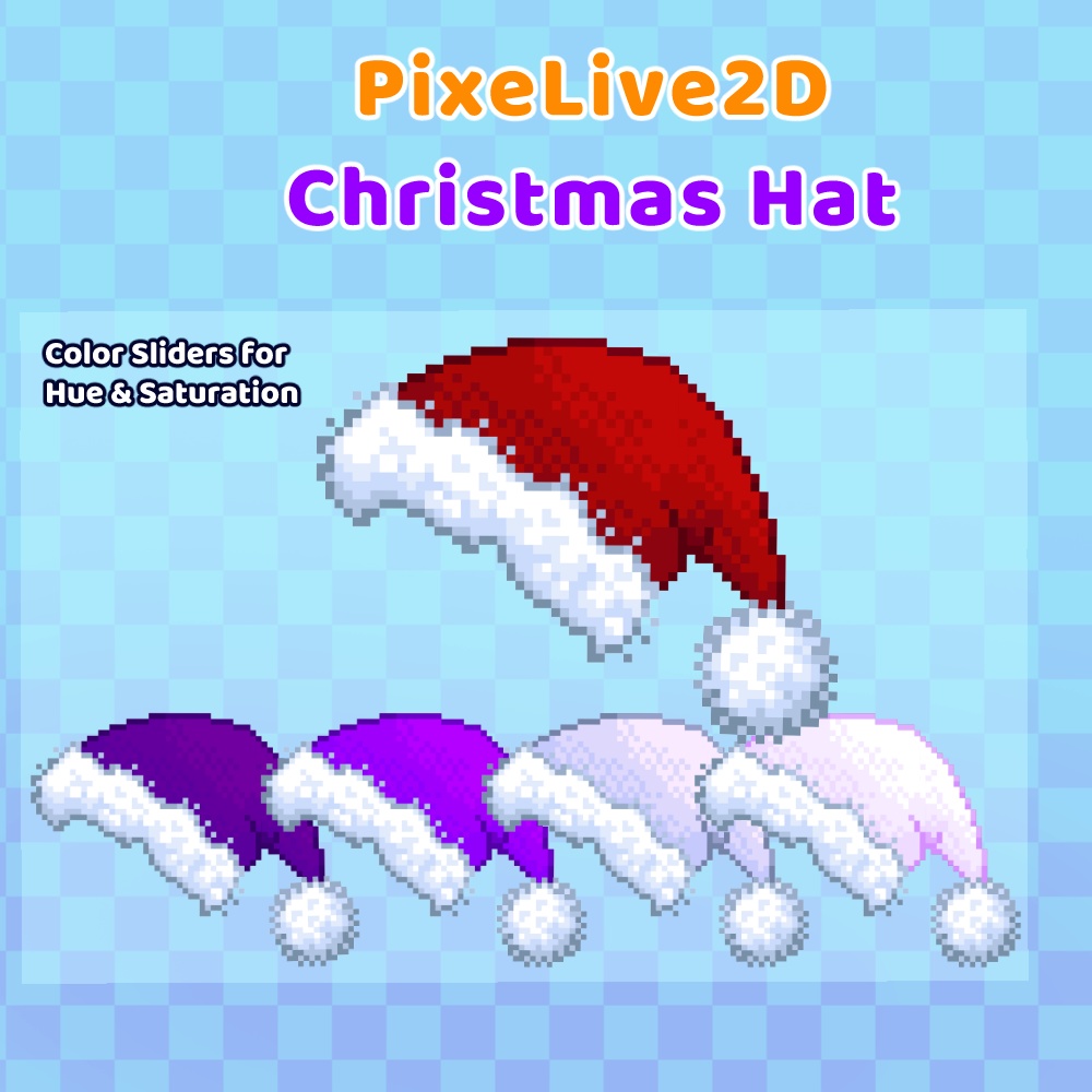Pixel art Santa Hat [Live2D Animated Object]