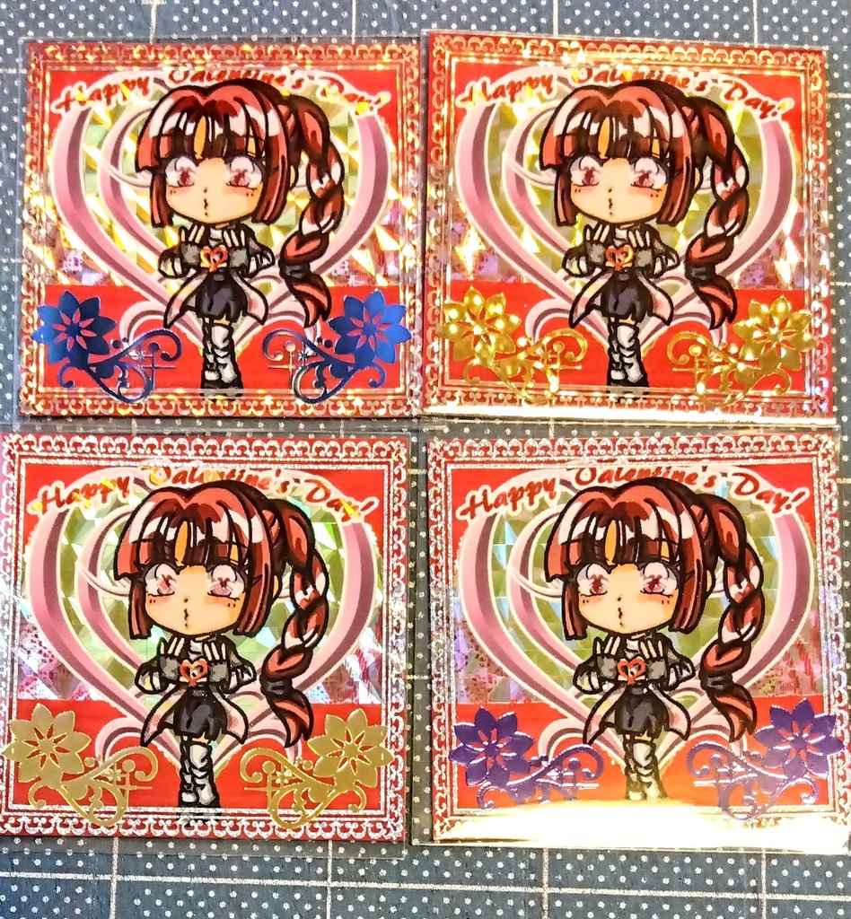 バレンタインシール♡ハートちゃん