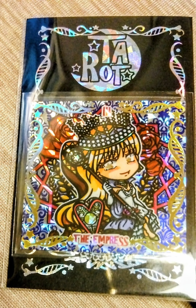 タロットシリーズ☆3.女帝シール①２箔押し