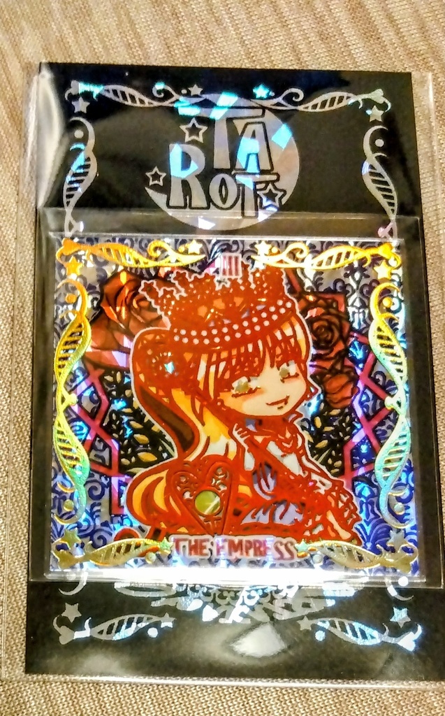 タロットシリーズ☆3.女帝シール②３箔押し