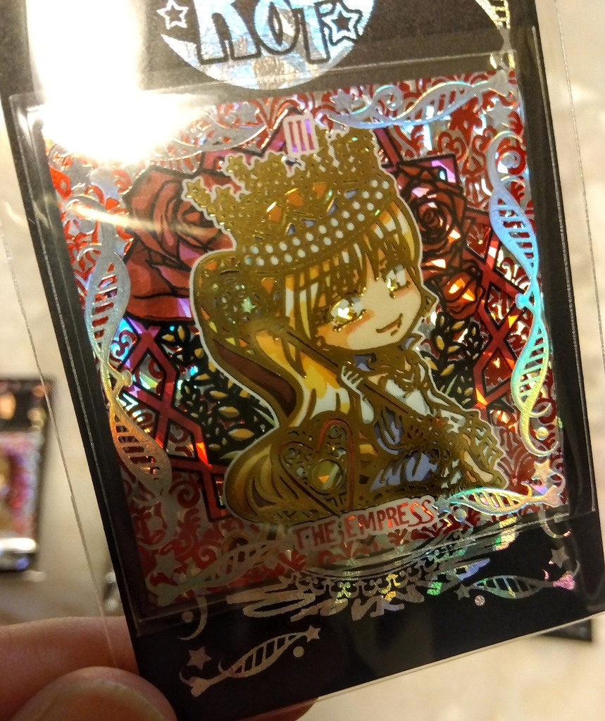 タロットシリーズ☆3.女帝シール３箔押し