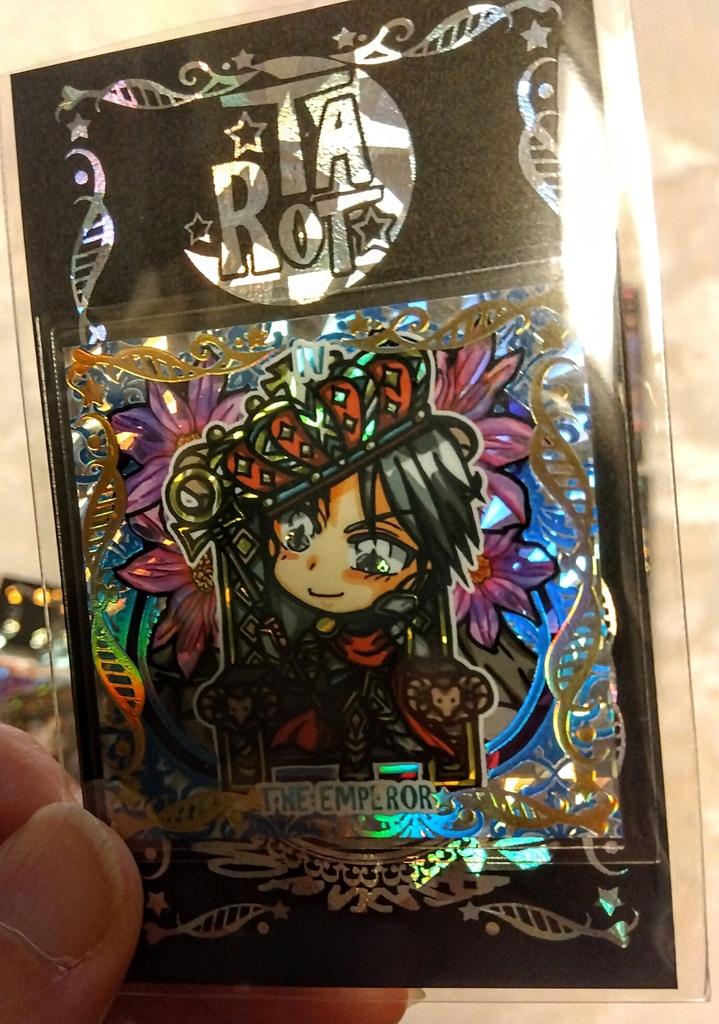 タロットシリーズ☆4.皇帝シール 2枚セット