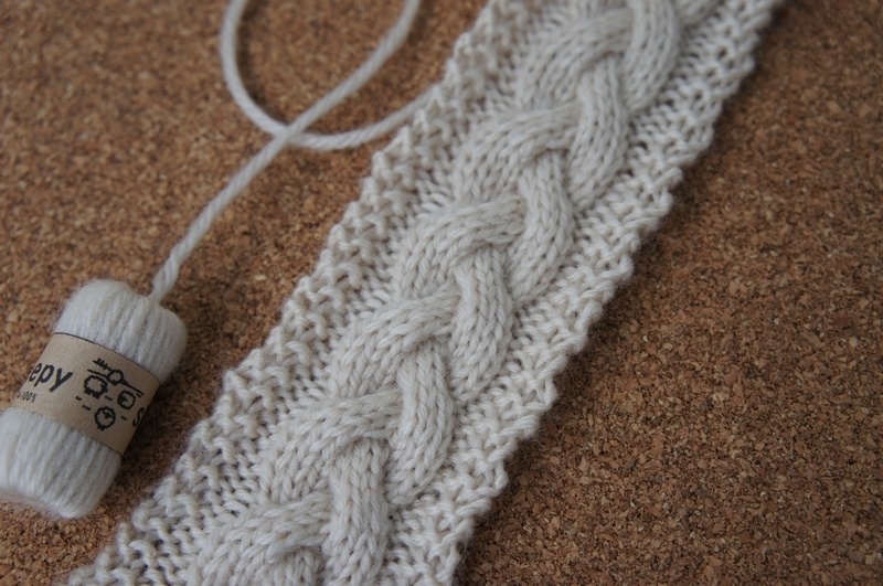 SD&DD、MSD&SDM用の編みかけマフラー