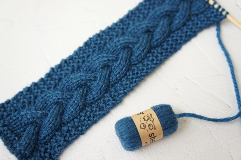 SD&DD、MSD&SDM用の編みかけマフラー