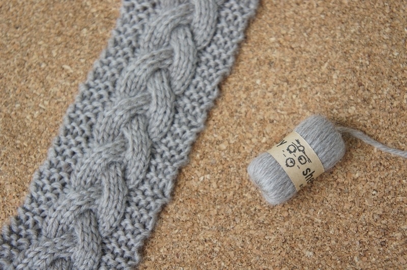 SD&DD、MSD&SDM用の編みかけマフラー