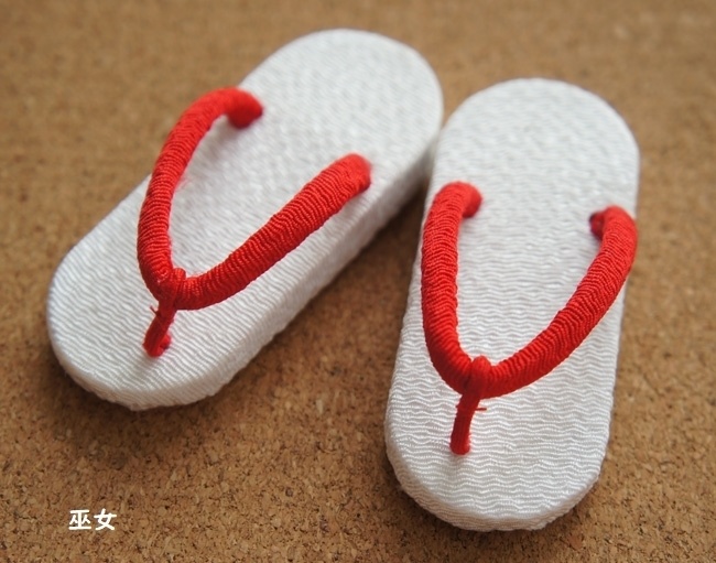 SD&DD普通足用草履◆白・黒・緑系