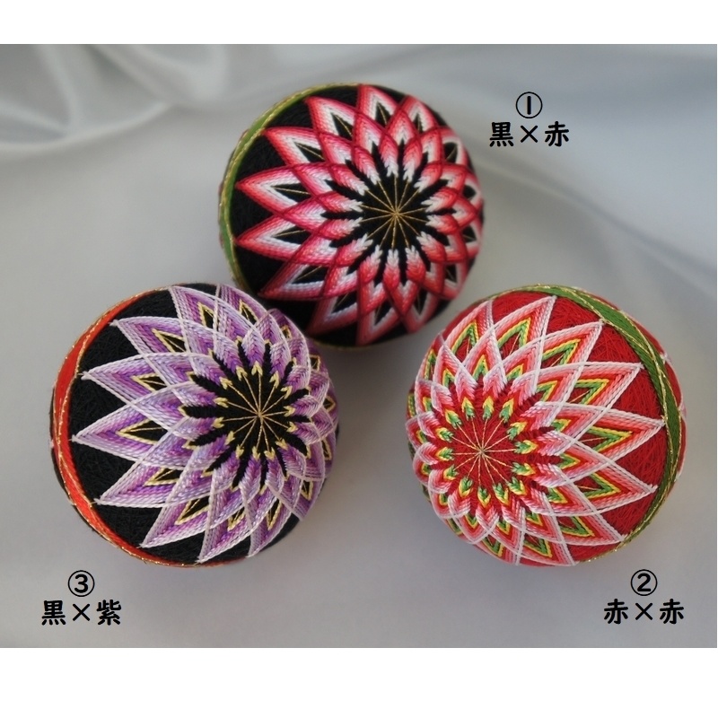 SD・DD、MSD&MDDサイズの手まり◆二つ菊◆都