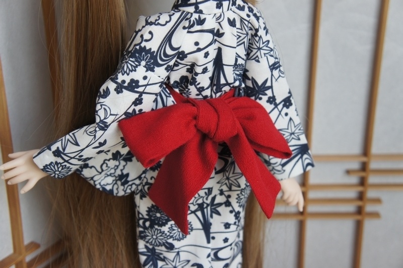 MDD用温泉浴衣◆四季の花