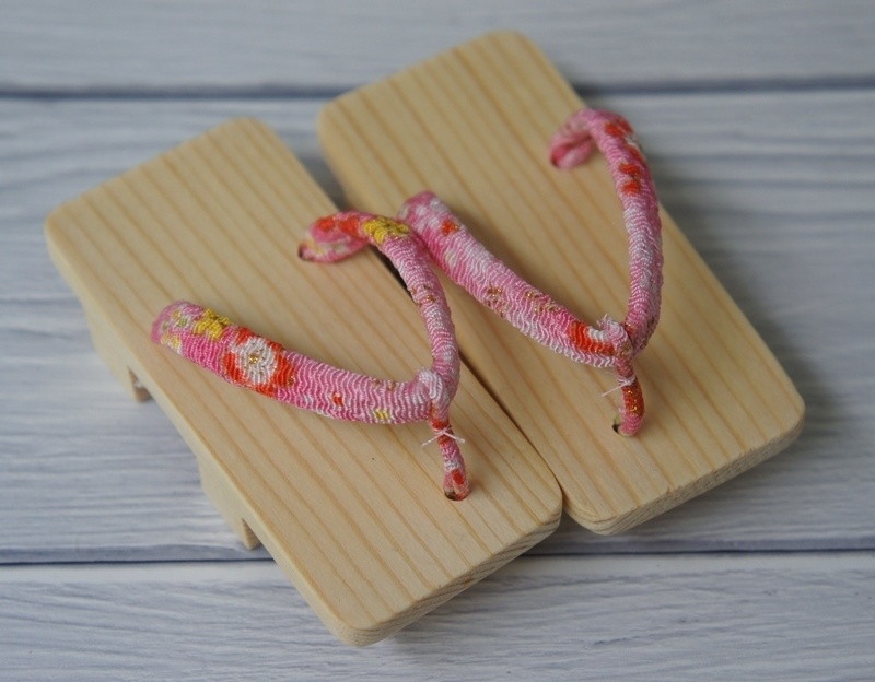 京屋◆SD&DD普通足用◆白木下駄◆2枚歯・角