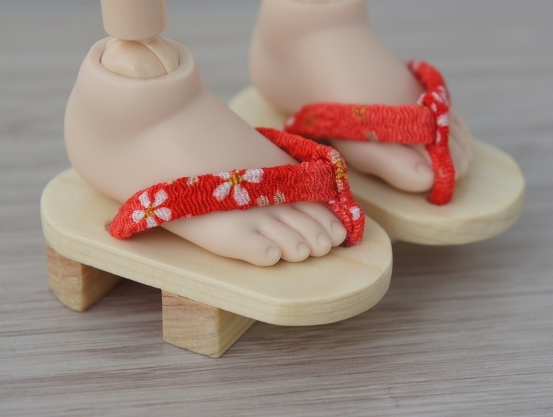 MDD普通足用下駄◆2枚歯・角丸◆白木