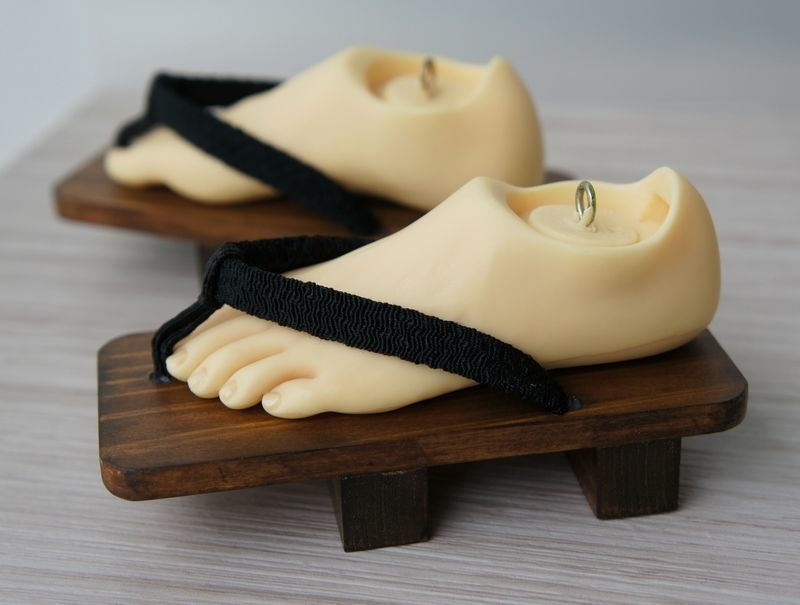 17少年普通足用◆下駄(角)