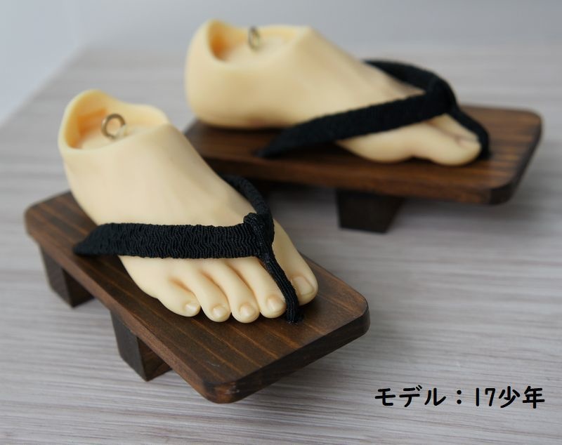 17少年普通足用◆下駄(角)