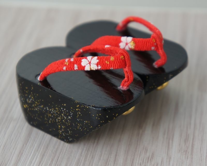 MDD普通足用◆コッポリ◆黒(金銀あられ)×金銀あられに白桜