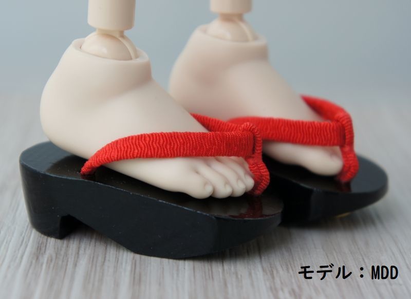 MDD普通足用◆デザイン下駄◆黒