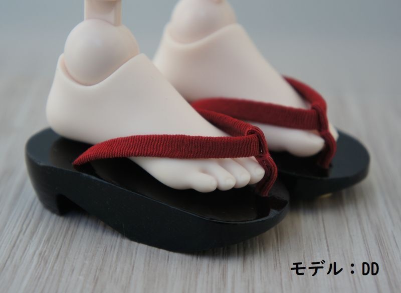 SD&DD普通足用◆デザイン下駄◆黒