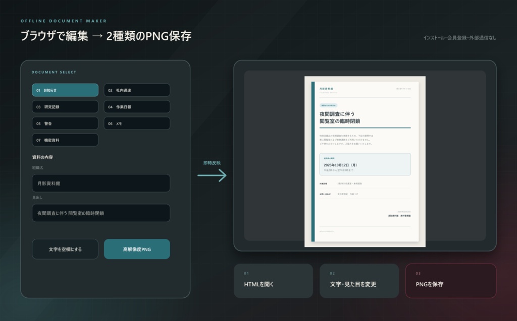 【ゲーム・TRPG素材】STORY PAPER|創作向け架空資料メーカー|全7種・文字差し替え・PNG保存