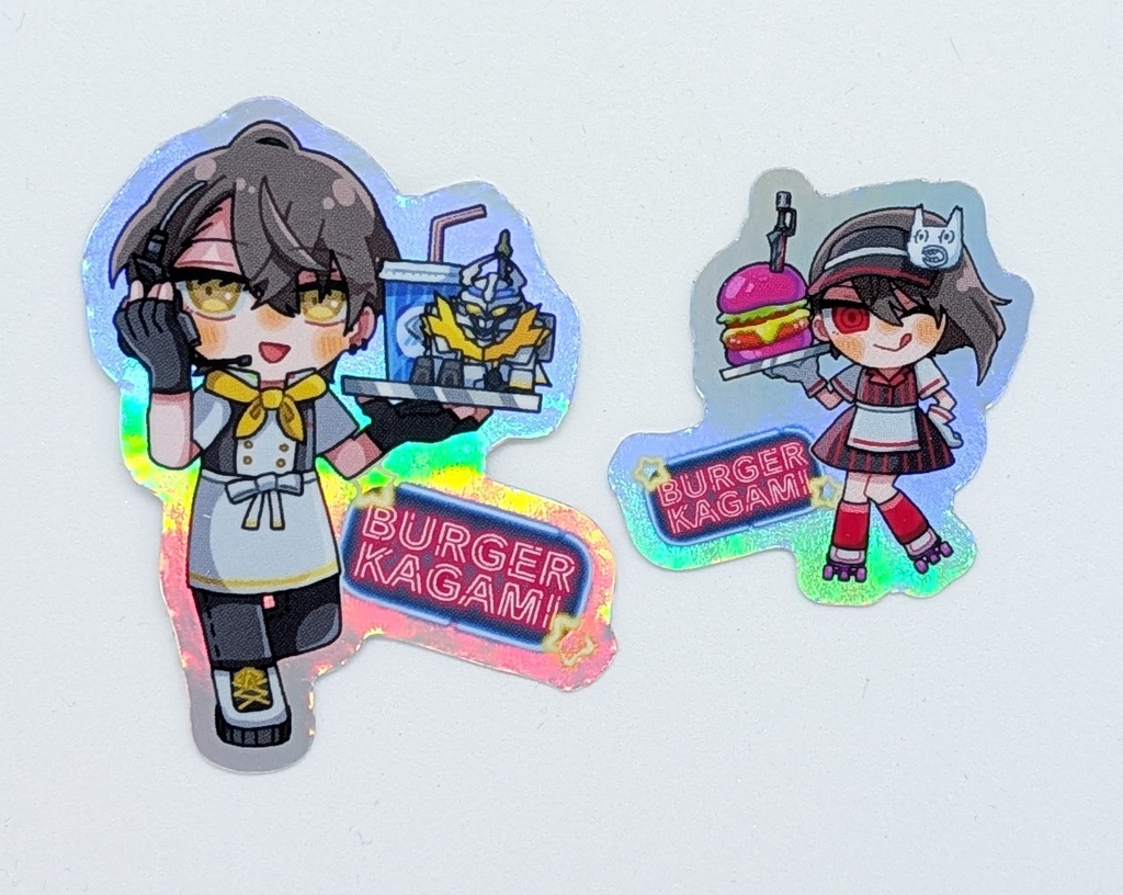 バーガーカガミシールセット