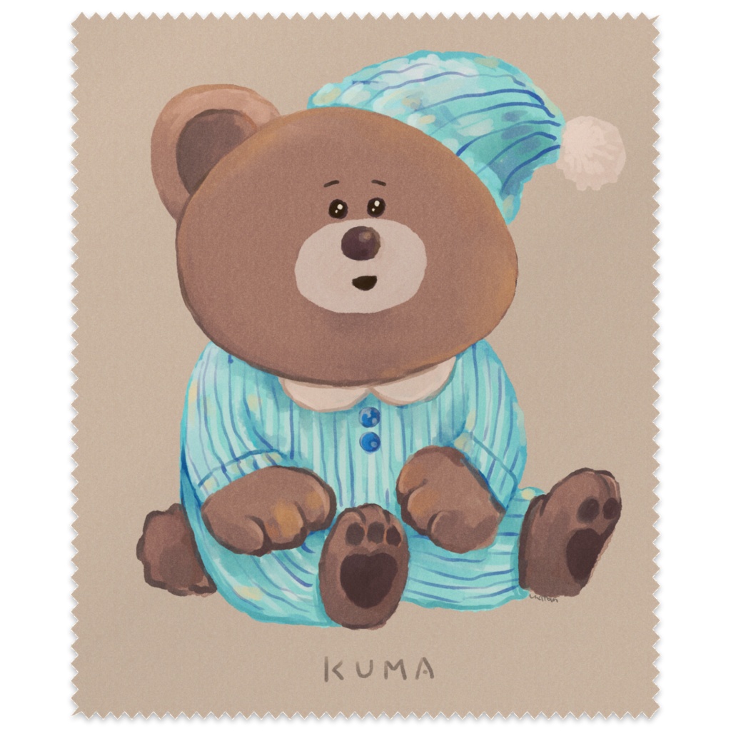 クマチャンメガネ拭き