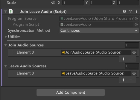 【免费/Free/無料】Join Leave Audio