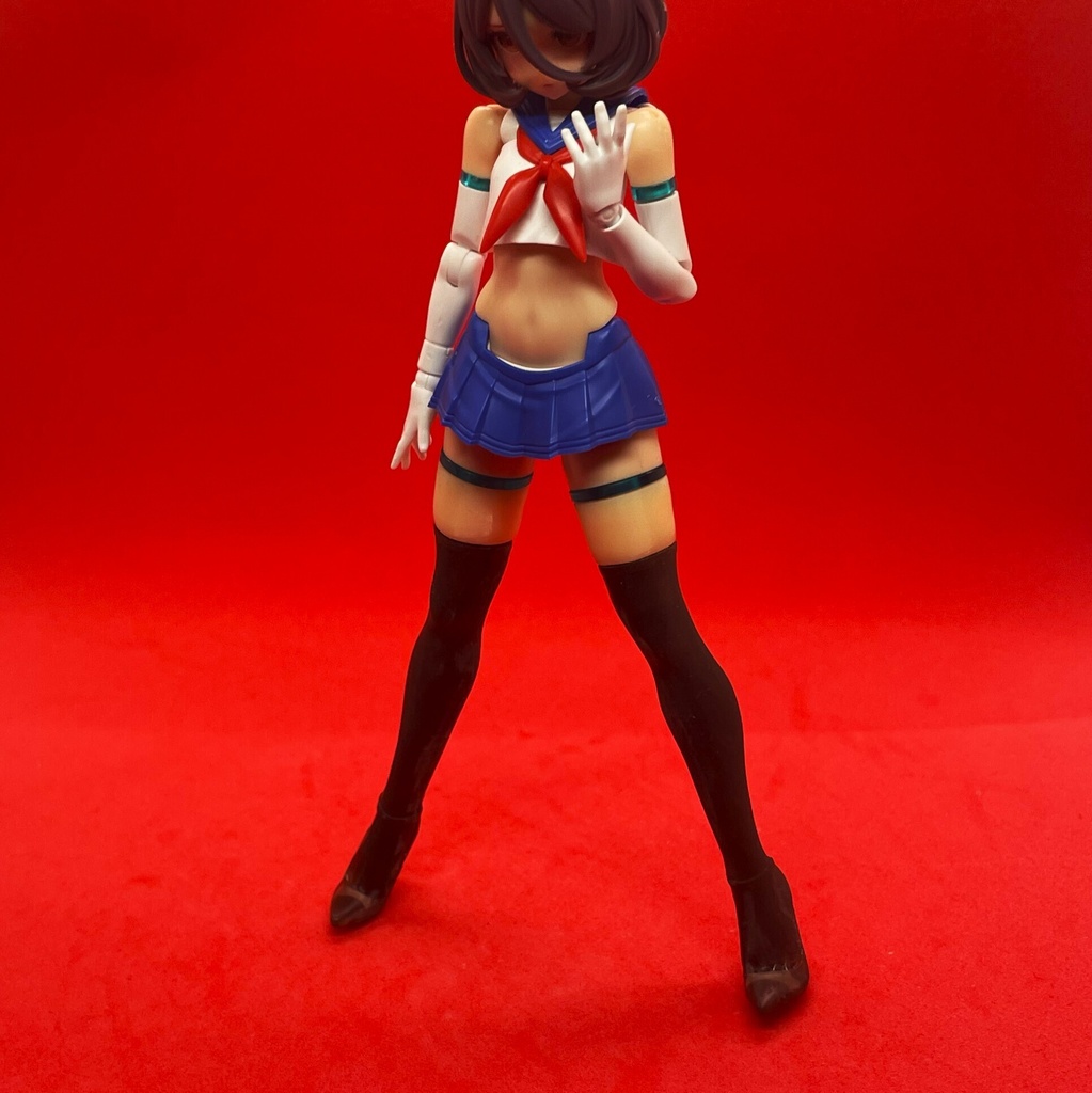 Thigh-High【ver.5:Black / Clear Red / Skin】