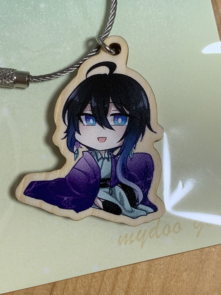 【受注生産】ヒロインズ+綴ウッドキーホルダー