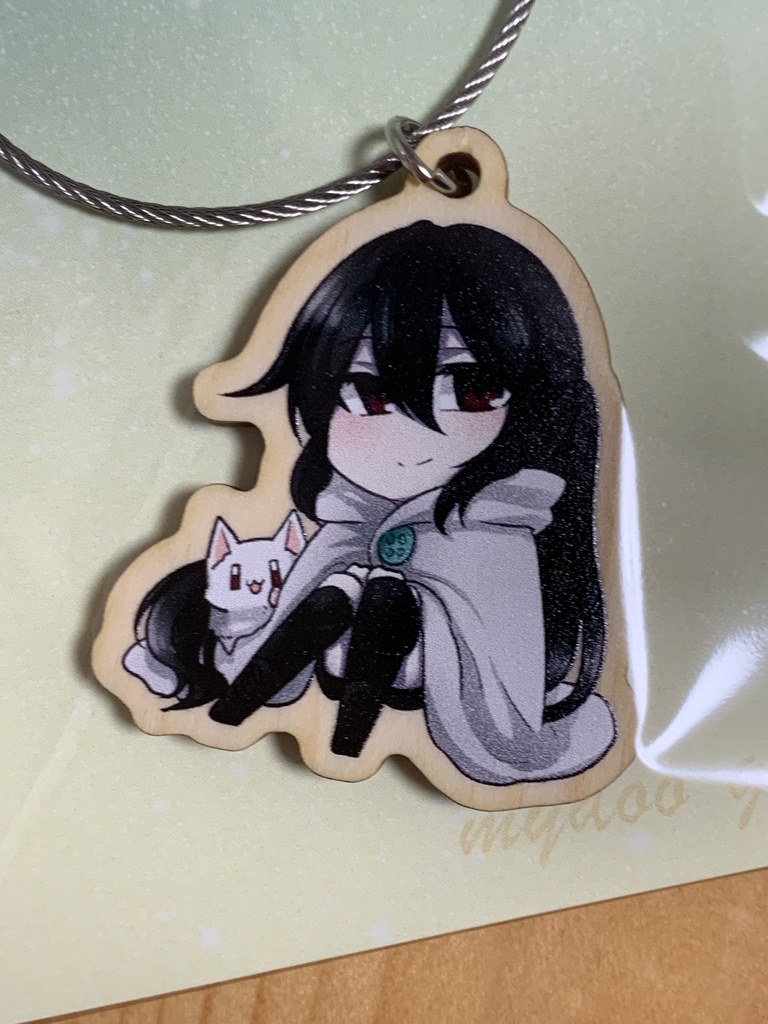 【受注生産】ヒロインズ+綴ウッドキーホルダー