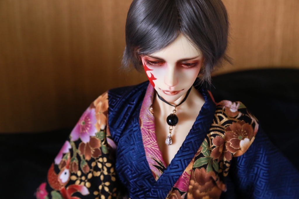 ドール用チョーカー(黒)