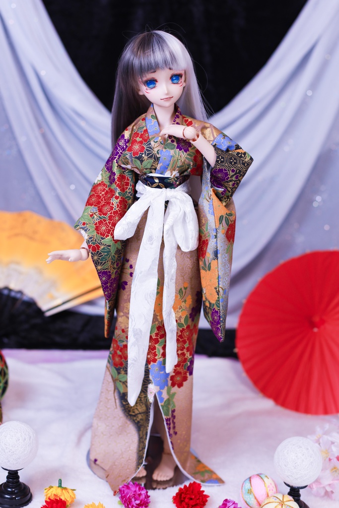 花月 60cmサイズ 着物セット