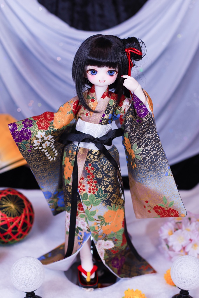 花月 40cmサイズ 着物セット