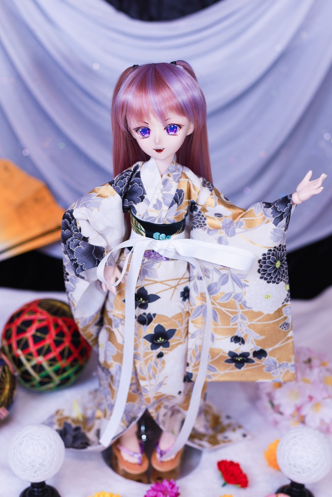 花月 40cmサイズ 着物セット