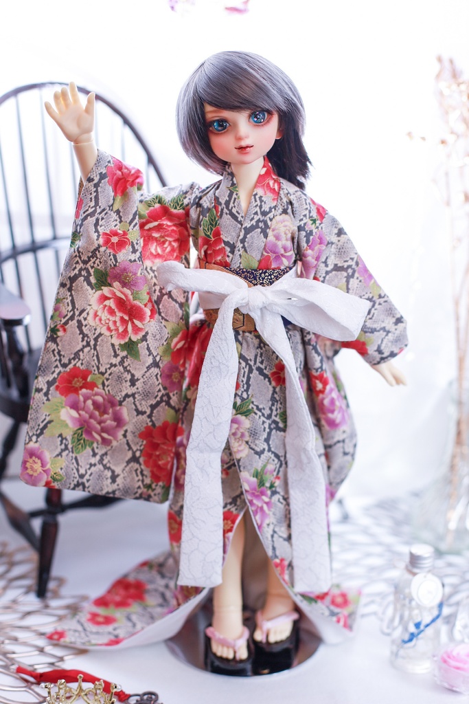 花月 40cmサイズ 着物セット