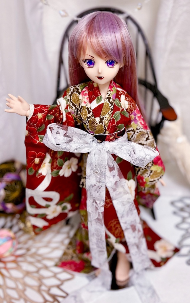 花月 40cmサイズ 着物セット