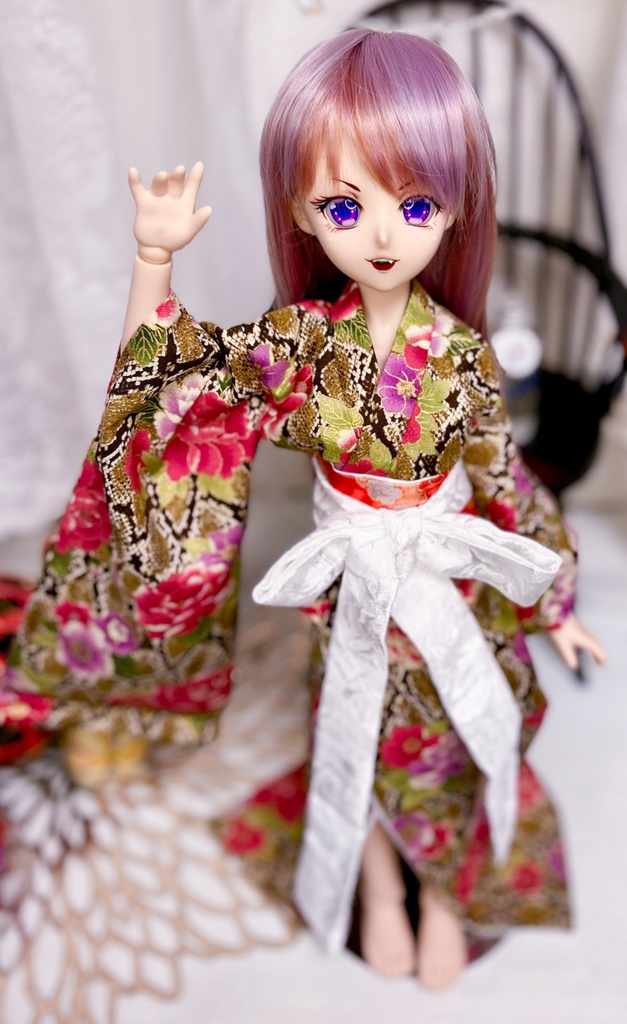 花月 40cmサイズ 着物セット