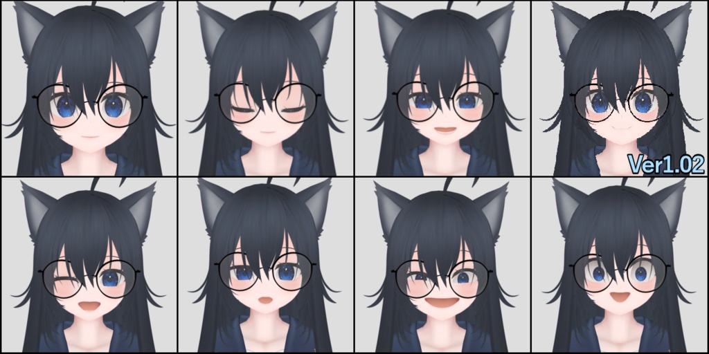 【無料/Free】オリジナル3Dモデル - NoelLapislazuli ノエルラピスラズリ - 【VRChat avatar】