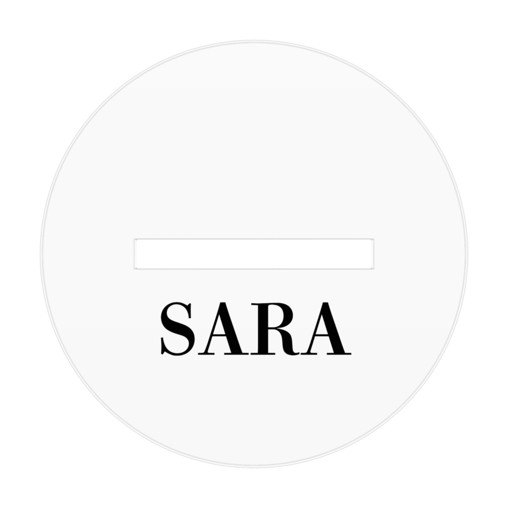 沙羅「お疲れ様~」アクリルスタンド