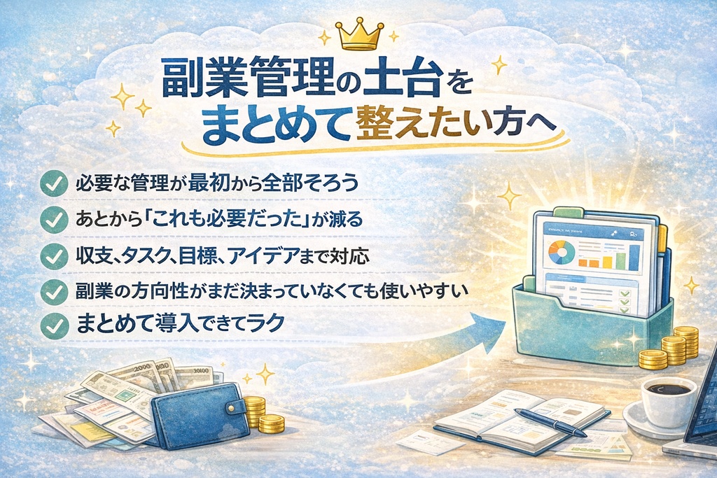 副業スタート完全版 10テンプレまとめパック