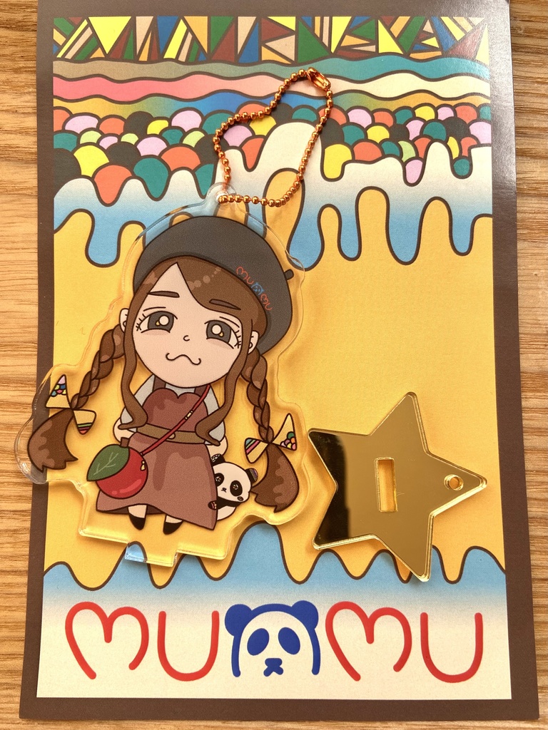 アクリルキー、スタンド　むぱんだむちゃん