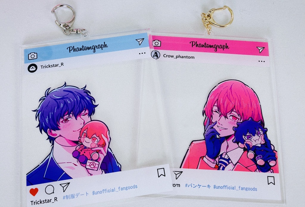 主明インスタ風アクキー