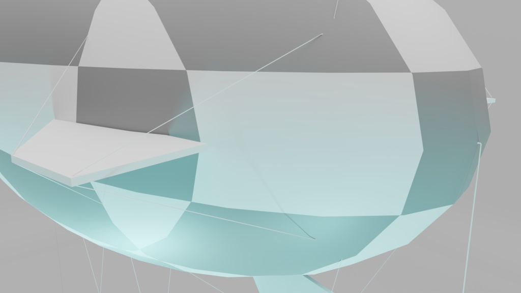 イベント用ミニチュア飛行船 風船【無料配布有】