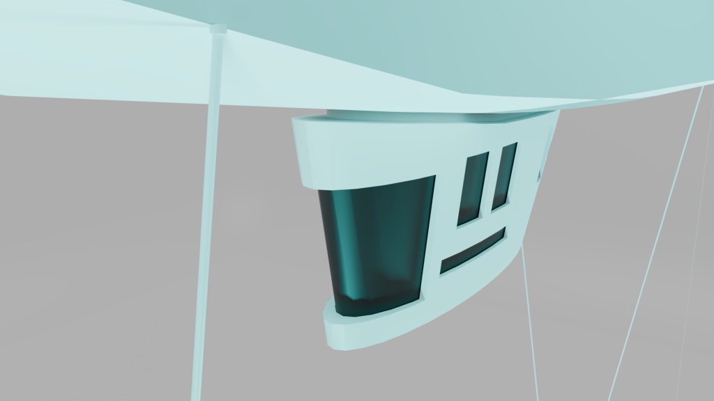 イベント用ミニチュア飛行船 風船【無料配布有】