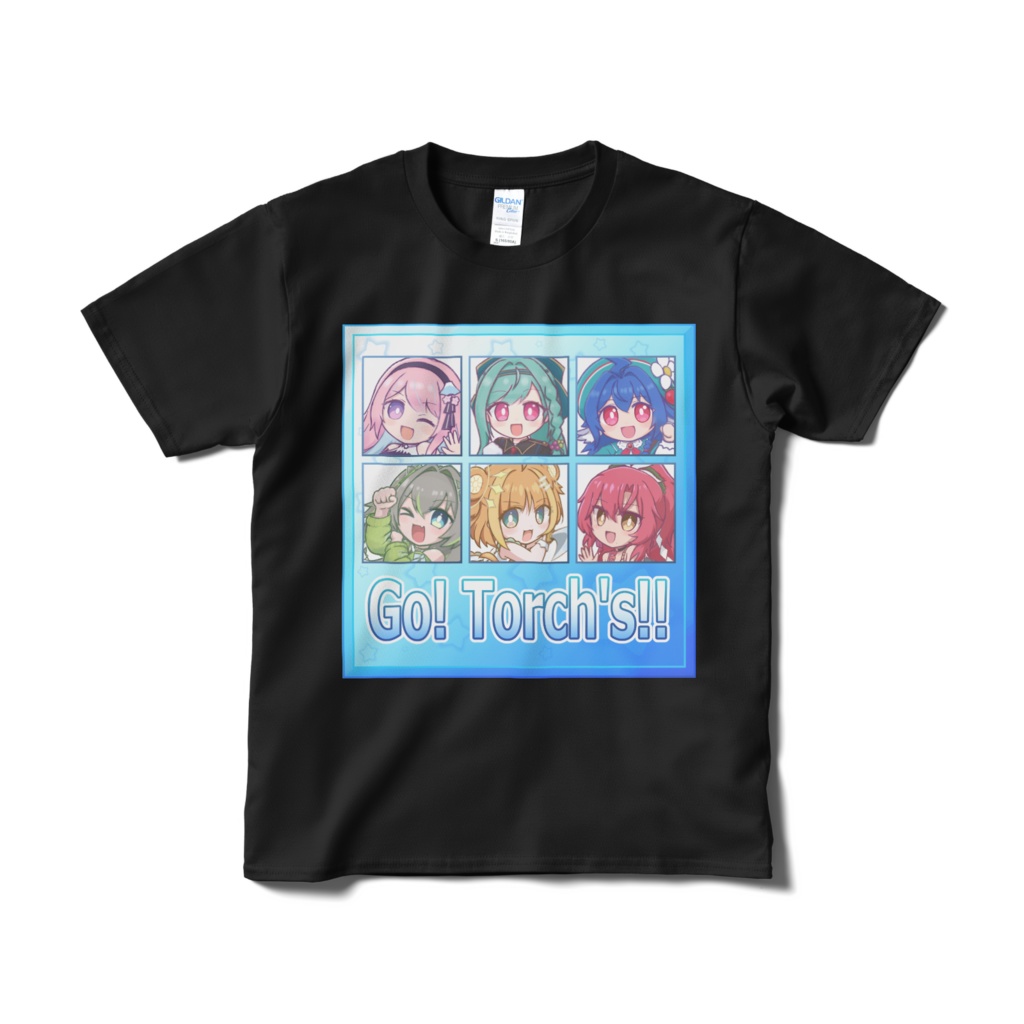 【ユニプロ 二次創作作品】Torch's -Tシャツ-(ブラック)